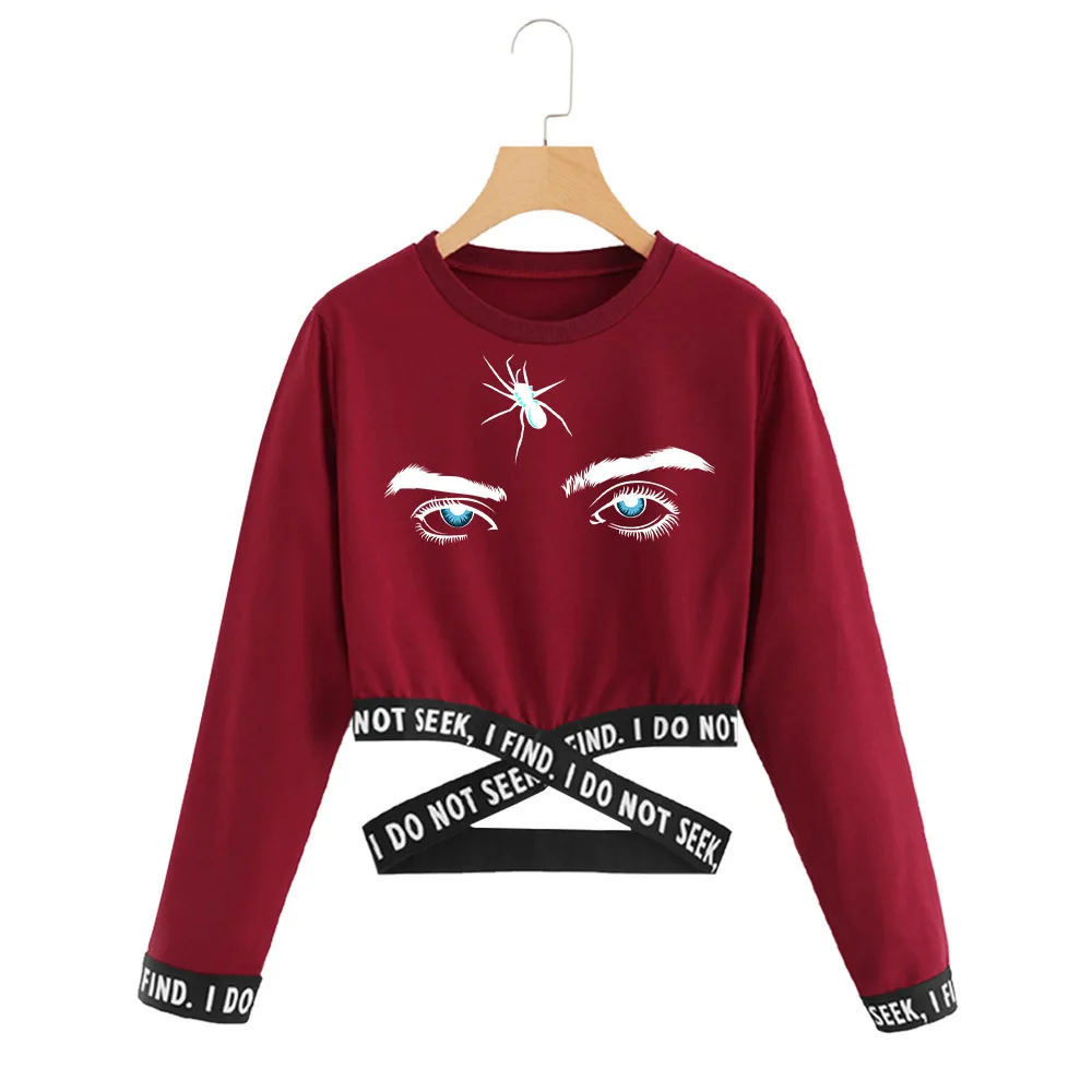 Billie Eilish уличная модная толстовка с капюшоном для женщин и мужчин, пуловер с капюшоном и длинным рукавом, Спортивная Толстовка в стиле хип-хоп, одежда для девочек, Топ - Цвет: red - style 11