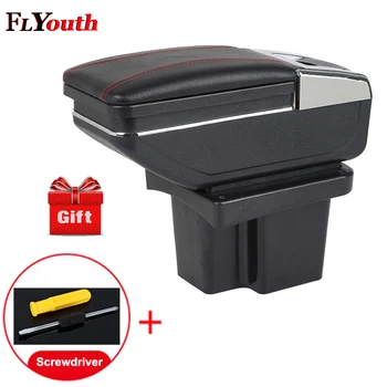 

Car Armrest Box For Kia Cerato Forte k3 2009-2016 Car-Styling Central Store Content Box With Cup Holder Interior Accessories