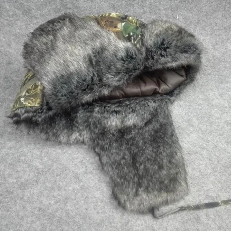 Уличная Военная Bionic камуфляжная елка зимняя охотничья шапка ветрозащитная