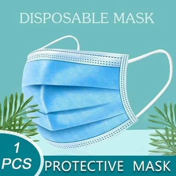 

Disposable Face Mascarilla High-efficiency Breathing Cover Guards Sewing Accessories 3-Layer Non-woven Fabric