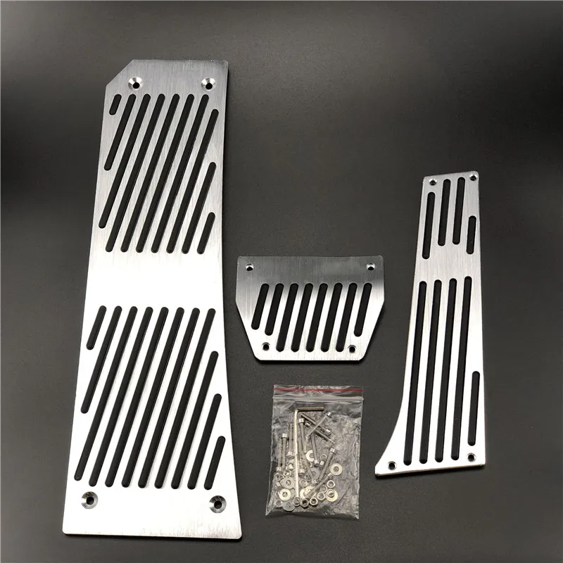 Aluminum alloy Gas Fuel Brake Footrest Pedal Plate Pad for BMW Z4 E85 E86 E89 for Car Accessories Car Pedals