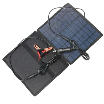 

18V 5.5W Solar charger Solar Panel /battery Charger For Car/Moto Power other 12V Rechargeable Battery