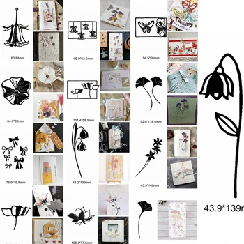

Mix Shape Flower Butterfly Bow-knot Leaves Squaer Frame Metal Cutting Dies Decorate Cards Embossong Paper DIY Handmade Scrapbook