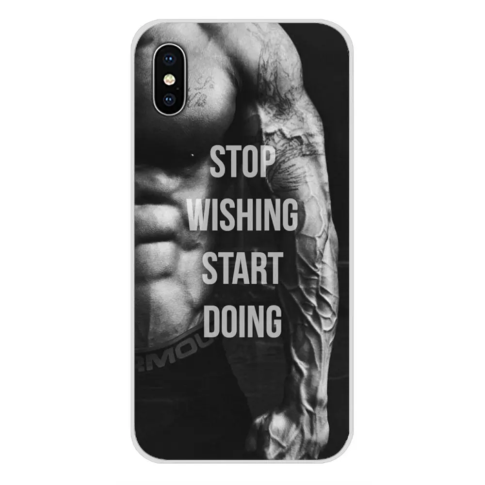 Чехол для мобильного телефона Apple iPhone X XR XS 11Pro MAX 4S 5S 5C SE 6S 7 8 Plus ipod touch 5 6 Бодибилдинг