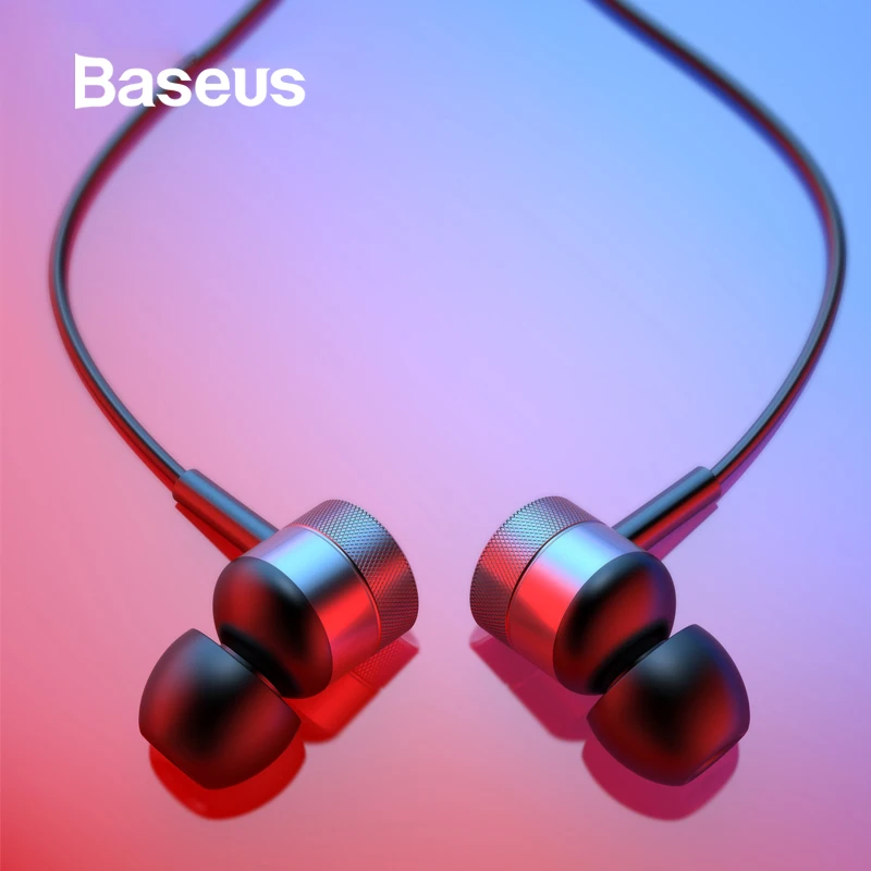 Стереогарнитура Baseus H04 наушники-вкладыши с разъемом 3 5 мм и микрофоном для iPhone 6s