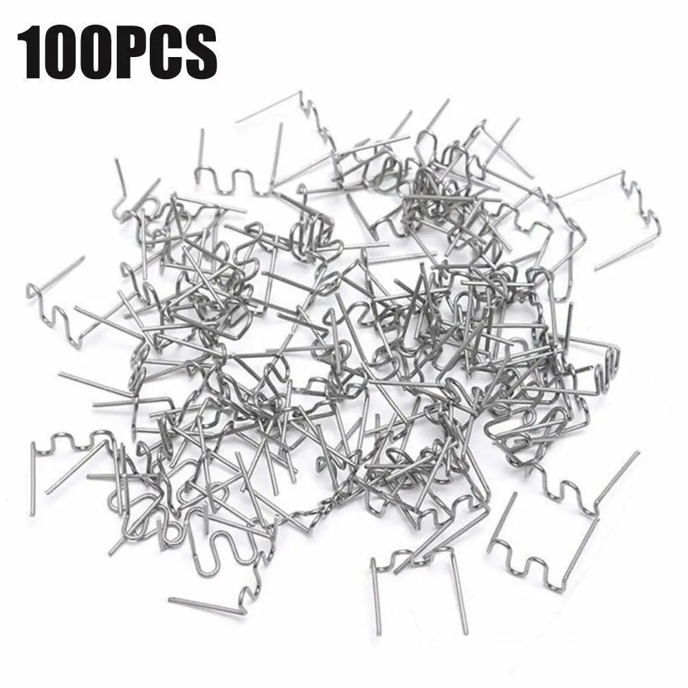

100 PCS Hot Stapler Staples For Plastic Welder Car Bumper Repair Welding Machine Hot Melt Welding Tool