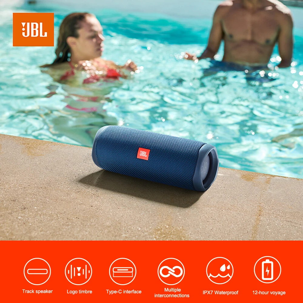 JBL Flip 5 беспроводной портативный динамик IPX7 водонепроницаемый Bluetooth бас-канал Музыкальный калейдоскоп Flip5 Поддержка нескольких аудио