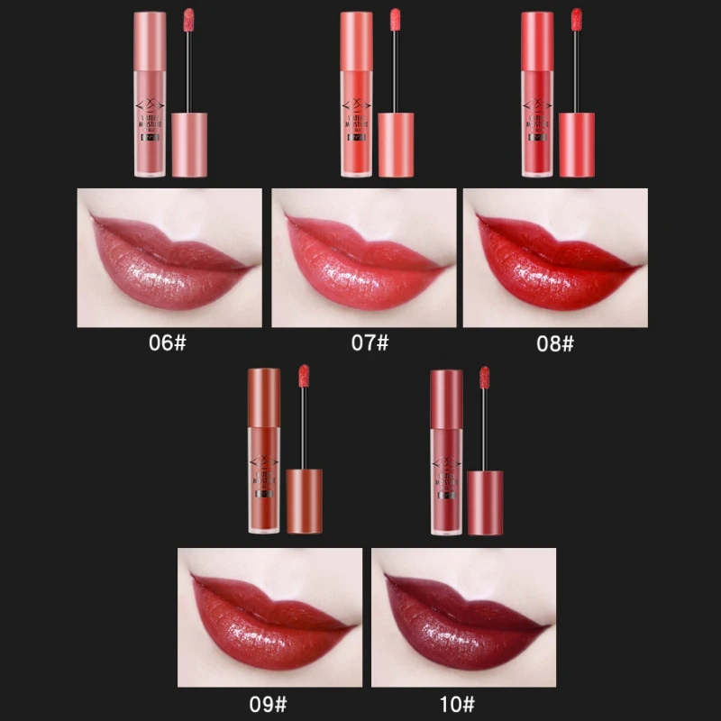 Be A Confident Woman 5 Colors/Set Matte Vevet Liquid Waterproof Velvet Lipstick Long Lasting Lip Gloss Cosmetics