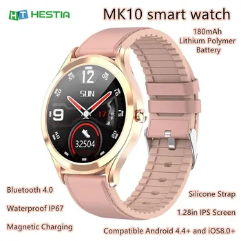 

MK10 180mA Smart Watch Bluetooth Sports Bracelet Heart Rate Blood Pressure Sleep Information Call Reminder Waterproof Smart Band