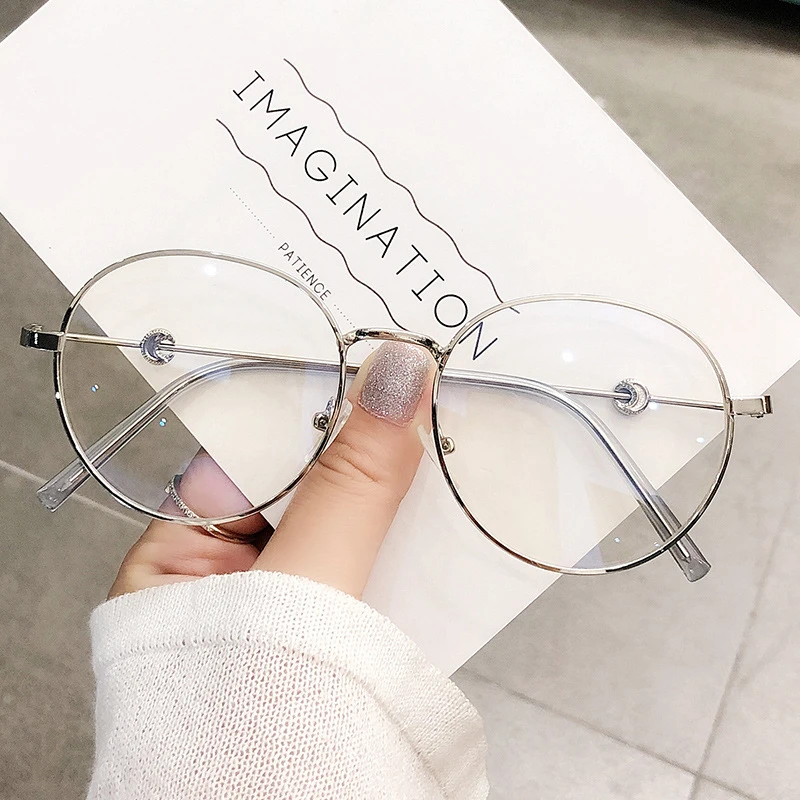 cute blue light glasses 2022 New Trends Office Anti Blue Light Oversized Glasses Computer Women Blue Blocking Gaming Eyeglasses Moon Blue Light glasses to protect eyes from screen