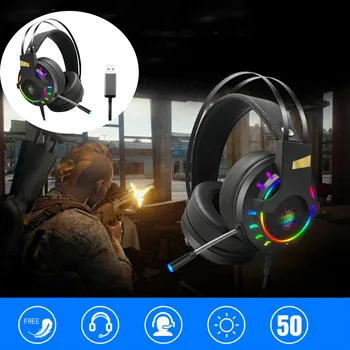 

Gaming Headset 3.5mm Over-Ear Stereo Gaming Headphone Microphone For N-Switch Surround Sound Stereo USB Game Headset