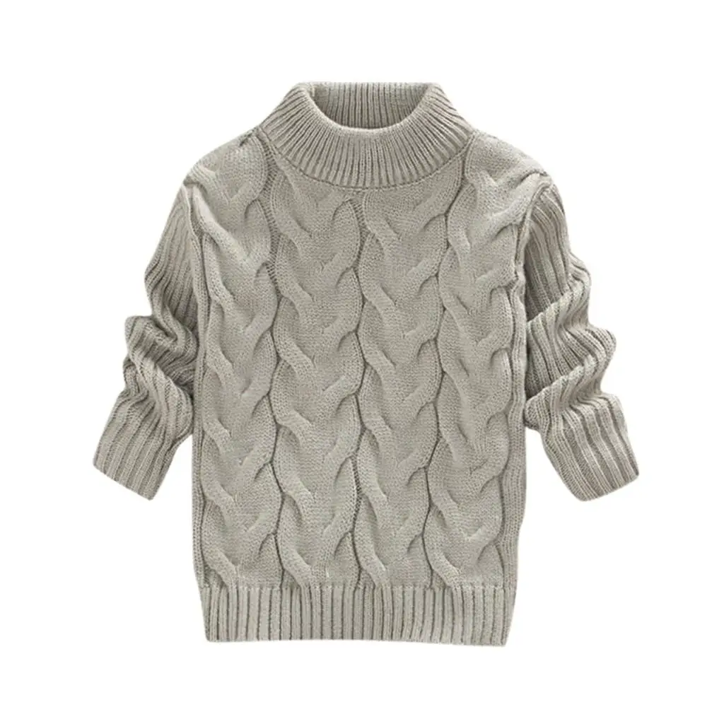 Осенне-зимний хлопковый свитер для маленьких девочек верхняя одежда для маленьких девочек однотонный вязаный кардиган с рюшами для девочек и мальчиков новая детская одежда - Цвет: GY