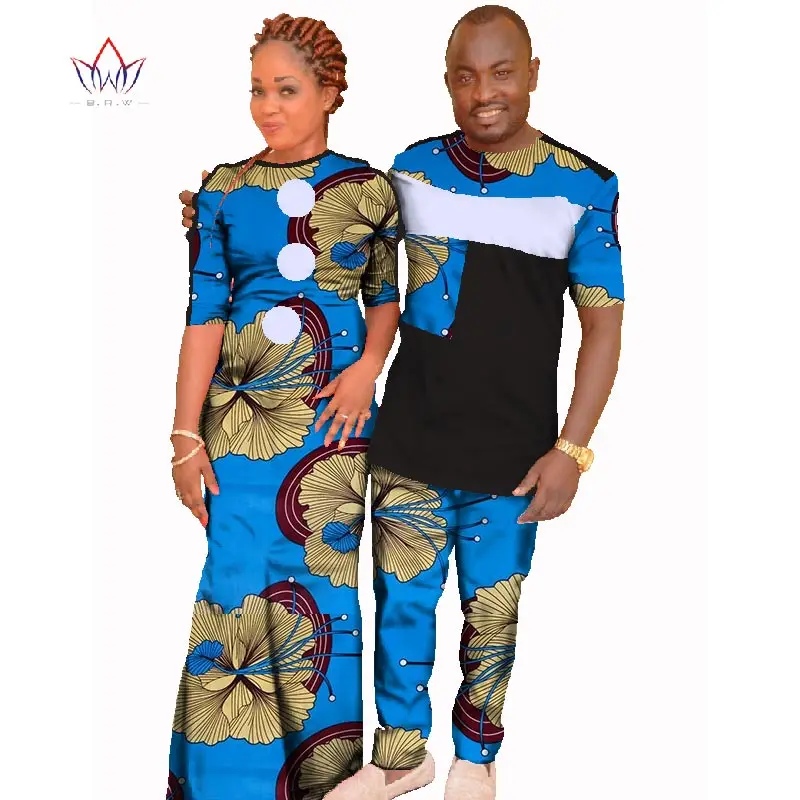Новинка элегантные женские платья русалки одежда для пар африканские с принтом