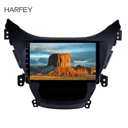 Harfey 9 "gps навигационная система, стереомагнитола управления рулем автомобиля Android 8,1 Авторадио для hyundai Elantra 2011 2012 2013 с музыкой USB AUX