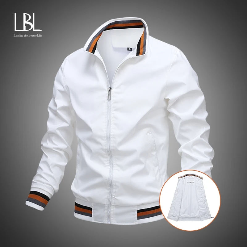Bomber Jacket Men Fashion Casual Windbreaker Jacket Coat Men Spring And  Autumn New Hot Outwear Stand Slim Military Embroidery From Baicaifang,  $27.25