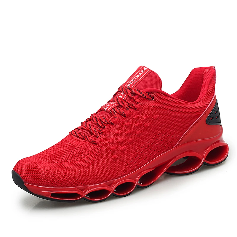 Damyuan лезвие Для мужчин кроссовки; удобная дышащая обувь для отдыха и Для мужчин Спортивная обувь; Уличная обувь; нескользящая подошва; носимых Повседневное спортивной обуви Большие размеры 47 - Цвет: Красный
