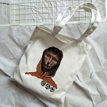 The Squid Game Merch Movie Squid Games Shopping Bag Tote Bag Shoulder Bag Large Capacity College Hand Bags For Women Canvas Bag