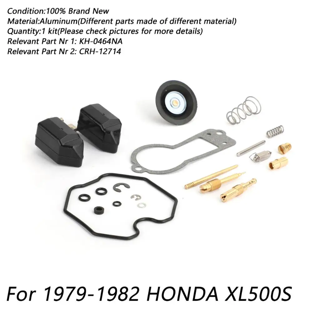 Areyourshop для HONDA XL500S 1979-1982 устройство для Ремонта Карбюратора Ремонтный комплект карбюратор мотоцикла части двигателя