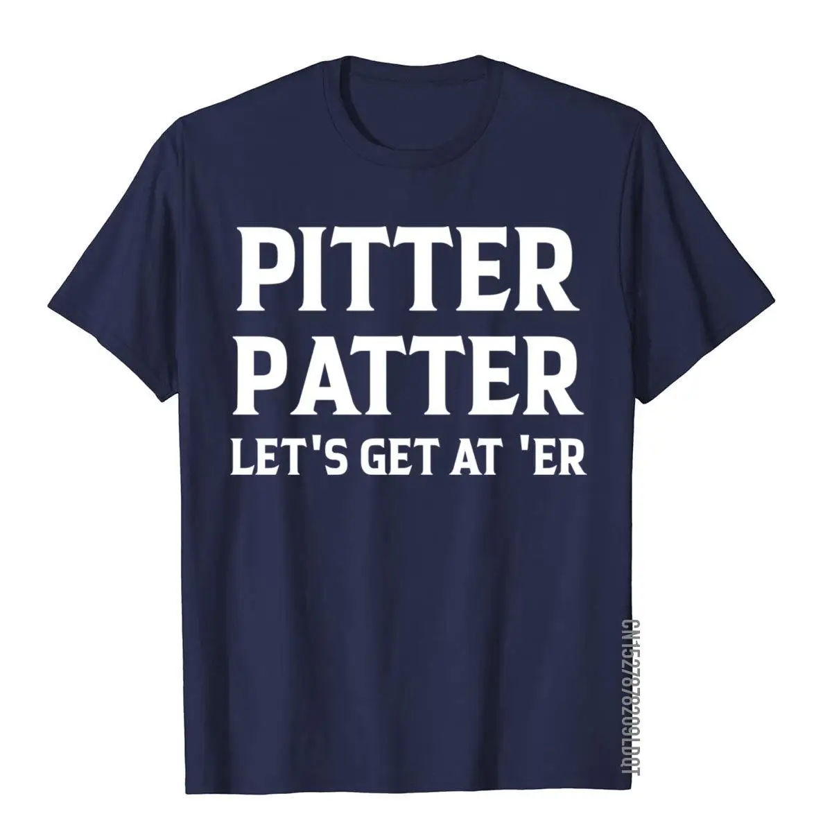 Let's Get At 'er Shirt German Shepherd Pitter Funny Patter Pullover Hoodie__B6242navy