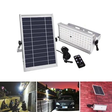65 светодиодов уличный солнечный светильник супер яркий 1500lm 12 Вт Точечный светильник беспроводной водонепроницаемый Садовый Солнечный светильник с дистанционным управлением