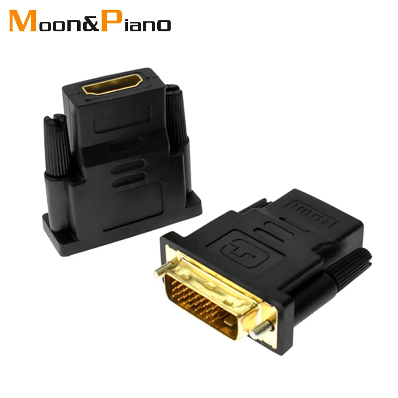 Адаптер HDMI DVI 24 + 1 с поддержкой 1080P для HD ТВ проектора приставки монитора ПК