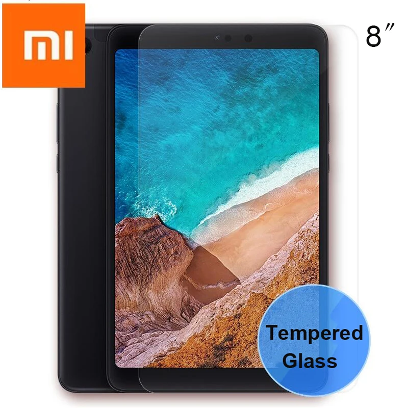 100% оригинальное стекло xiaomi mi pad 4 защита экрана закаленное Ультрапрозрачная