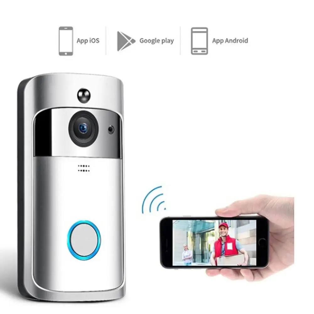 Smart IP Video Intercom WI-FI Video Door Phone Door Bell WIFI Doorbell Camera For Apartments IR Alarm Wireless Security Camera