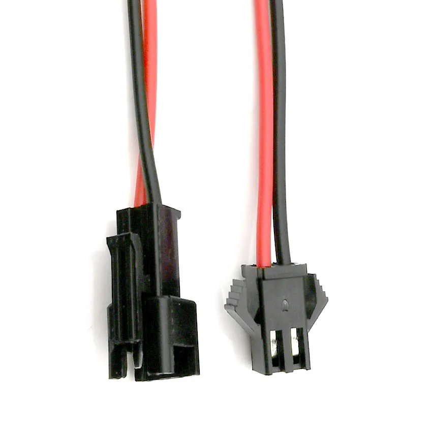 

5Pairs Long JST SM 2P Plug Male to Female Wire Connector SM2P LED connectors