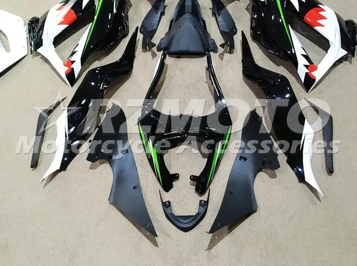 ABS Полный комплект обтекателя подходит для Kawasaki ZX6R 2013 Обтекатели ZX-6R ниндзя 636 599 акула