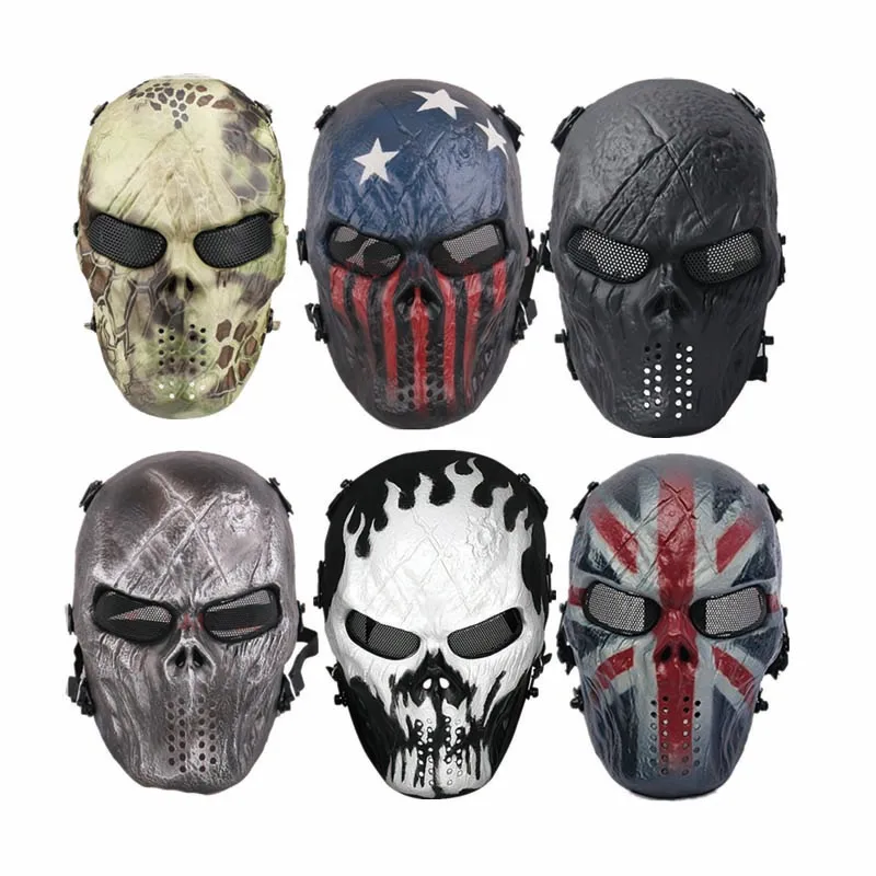 Camouflage-Hunting-Accessories-Halloween-Masks-Phantom-Military-Tactical-Outdoor-Wargame-CS-Paintball-Airsoft-Skull-Party-Mask