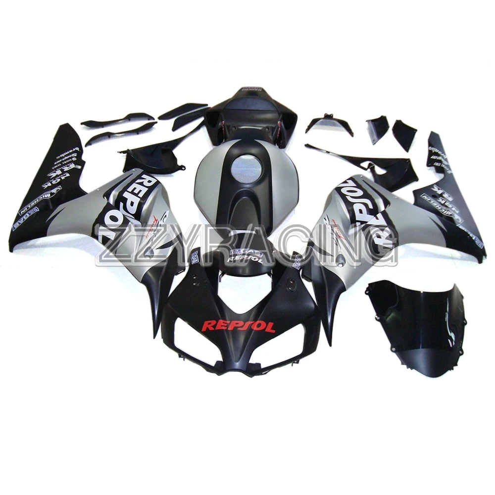

Complete Fairings Kits for Honda CBR1000RR 2006 2007 Year ABS Plastic CBR 1000RR 06 07 Motorcycle Bodywork Grey Black Cowlings