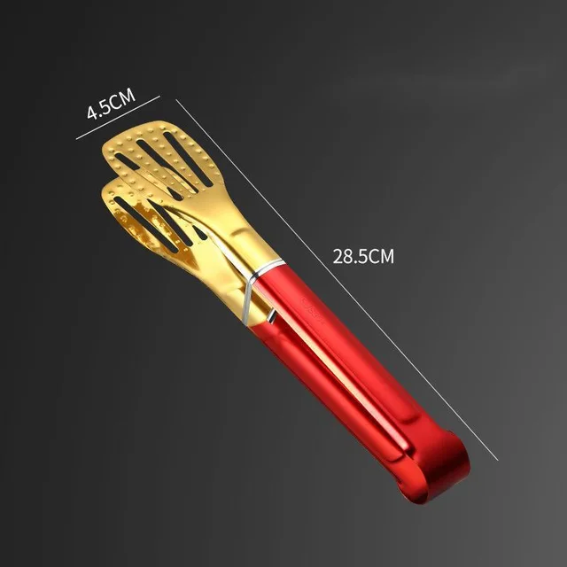 304 Nordic Rozsdamentes Acél Élelmiszer -Klip Kenyér Barbecue Steak Arany Ételek Színes Konyhai Klip - Image 6