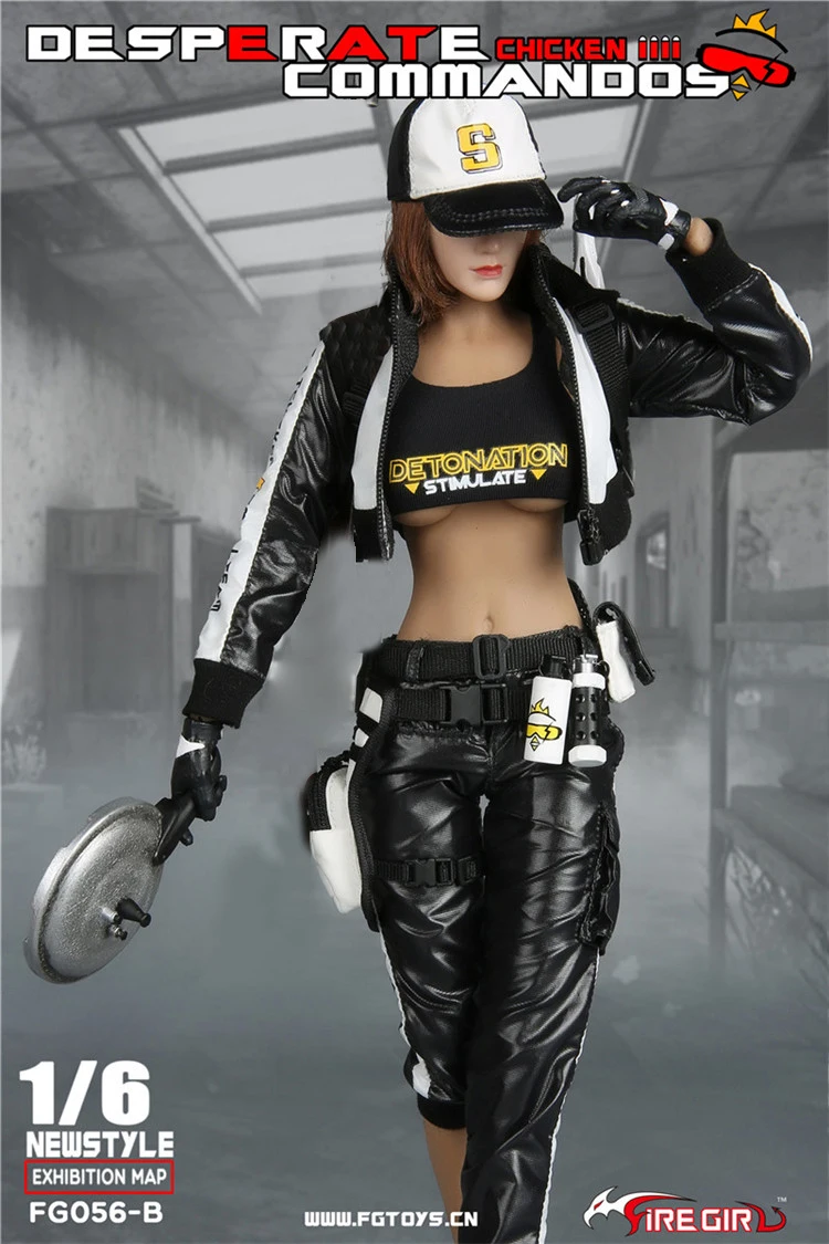 Fire Girl Toys 1//6 FG056A Desperate Commando Clothes F 12/" Female Action Figure