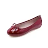 12 Colors Foldable Shoes Ladies Japanned Leather Pocket Flats Bowtie Moccasin Round Toe Chassure Femme Roll-Up Cake Shoes Ballet 6
