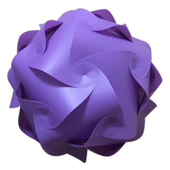 

30pcs 25cm DIY Puzzle Lampshade Creative Jigsaw Light Lamp Modern Lampshade Lamp Cover Ceiling Chandelier Pendant Light Cover