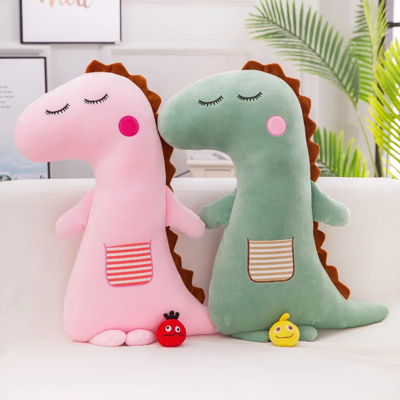 

Creative Dinosaur Plush Toy Doll Software Squinting Little Dinosaur Pillow Girl'S Doll