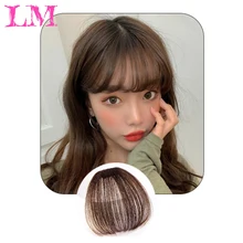 LiangMo заколки для волос, аксессуары для парика, синтетическая имитация челок, заколки для волос для наращивания