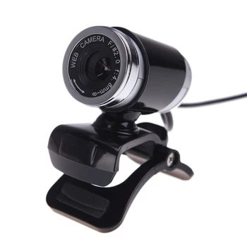 

PC Skype Video Office With Mic 12MP Home 480P USB 2.0 Desktop Clip HD Rotatable For MSN Web Camera