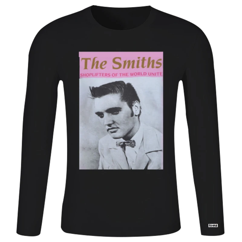 MENS WHITE T-SHIRT THE SMITHS SHOPLIFTERS ELVIS PRESLEY ENGLISH MORRISSEY S-5XL MENS WHITE T-SHIRT THE SMITHS SHOPLIFTERS ELVIS PRESLEY ENGLISH MORRISSEY S-5XL
