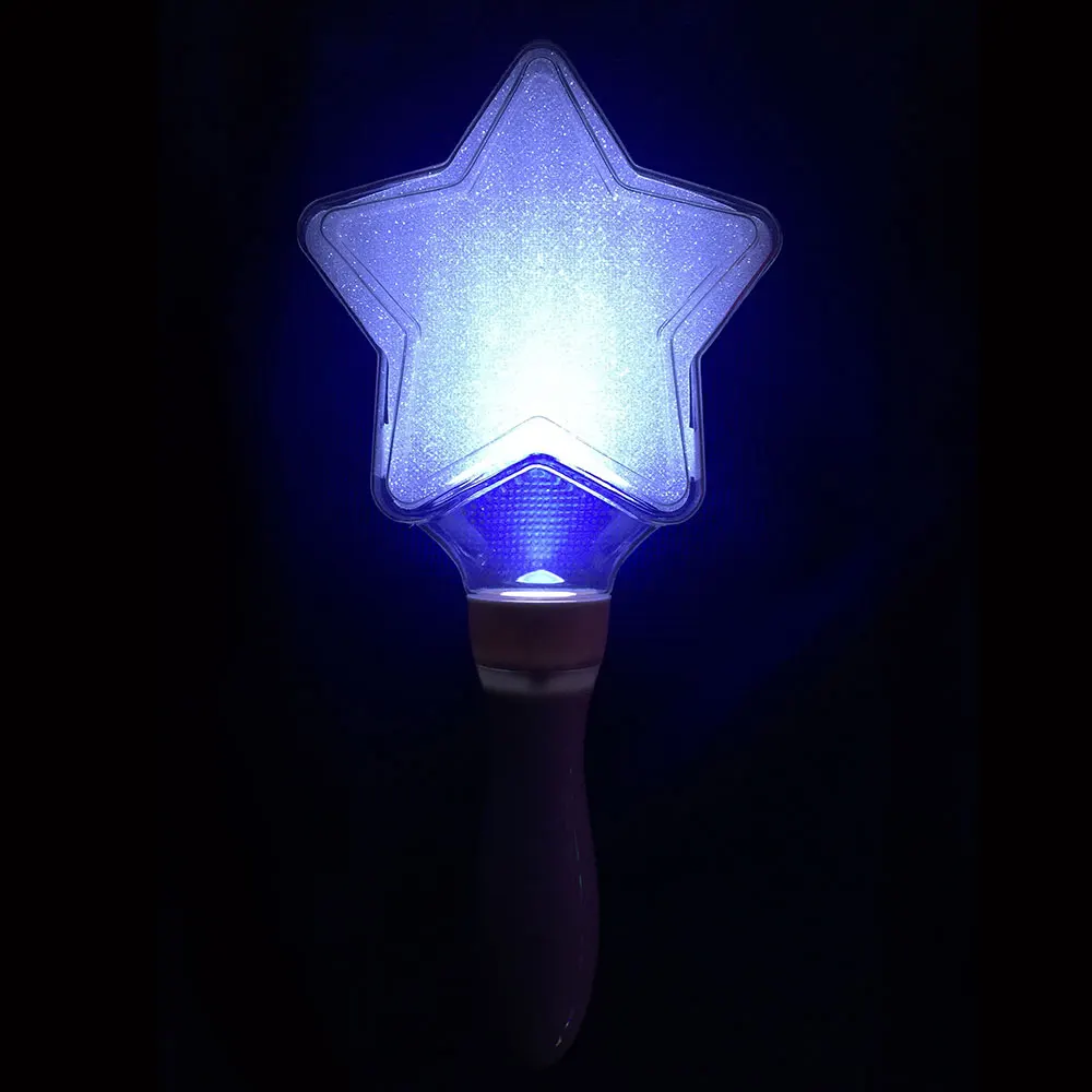 Светящиеся Glo-Sticks форма пентаграммы Свадебный светящийся светодиодный светящийся светильник-палочка цветная пятиконечная звезда День рождения