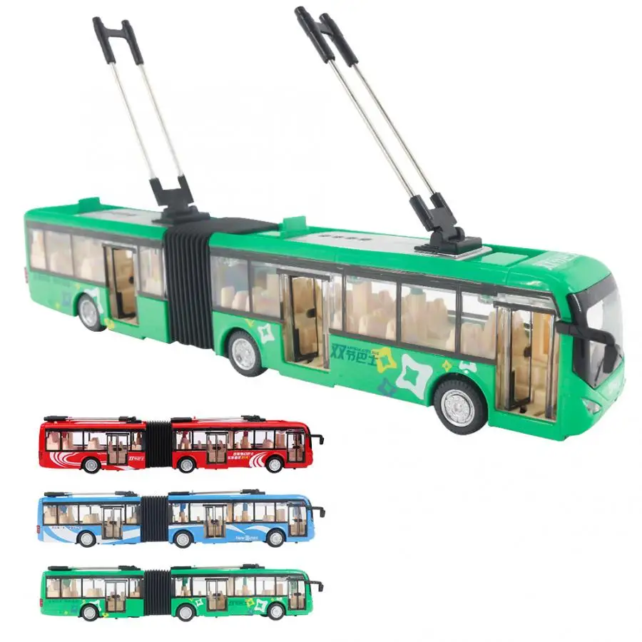 1/48 CS0133 электронные городские автобусные фары Автомобиль обучающая игрушка для детей модель транспортного средства(синий) игрушечный автомобиль