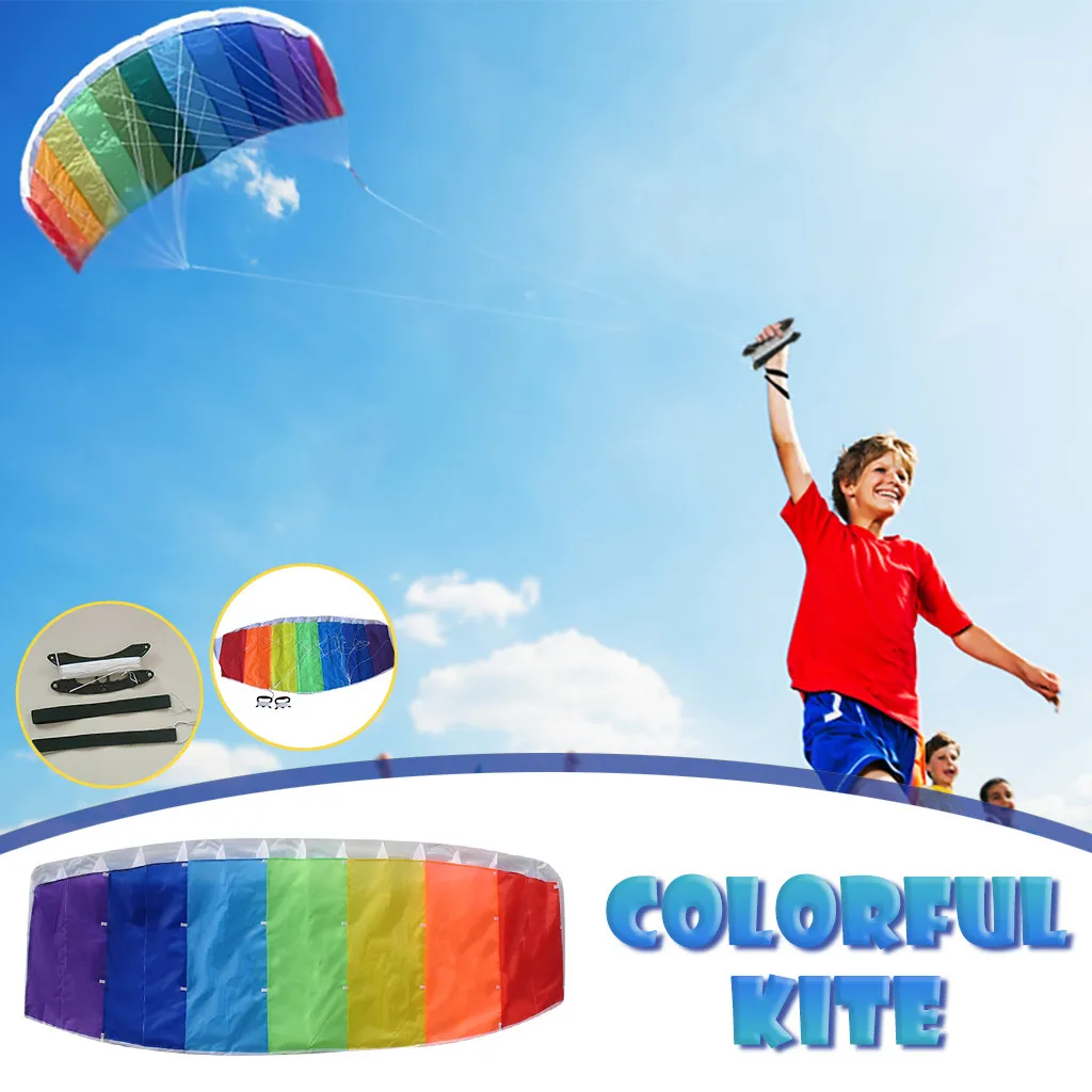 

Colorful Checkered Cloth Double-line Soft Sports Soft Frameless Kite