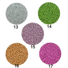 Маникюр прозрачный цвет Эльфы бусины фототерапия пластиковые Икра резиновые бусины Мини стеклянные бусины ногтей ювелирные изделия сплошной цвет