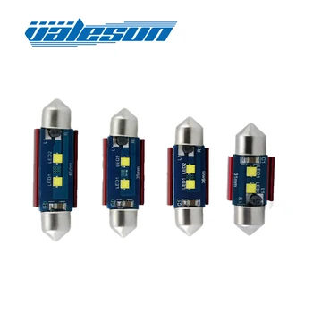 

VALESUN 2 Bulbs Reading Bulbs Car Error Free White Festoon LED Car Interior Bulb Car Lamp 31mm 36mm 39mm 41mm No Error Message