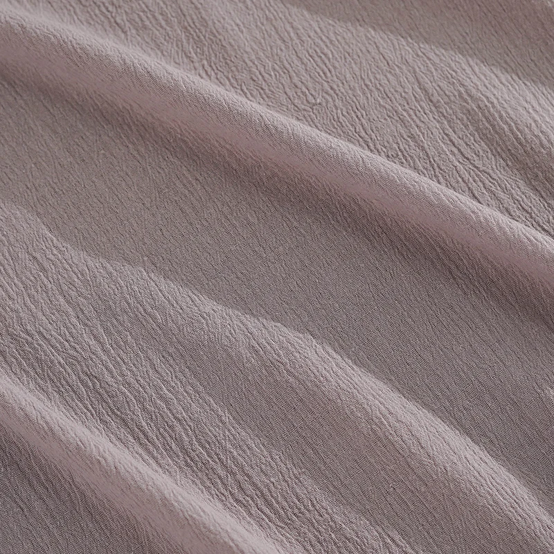 Cotton craft fabric Cotton fabric Craft fabric Fabric material 100 Cotton Fabric Wrinkle Crepe Woven Fabric Breathable For Women Shirt Dress And Scarf