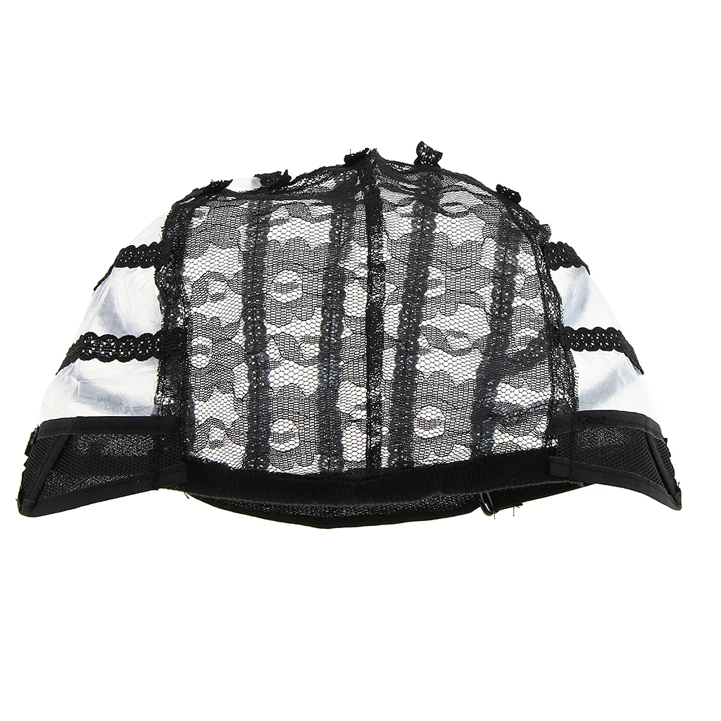 Black Lace Front Caps For Making Wigs Adjustable Straps Weaving Hair Net Black Lace Front Caps For Making Wigs Adjustable Straps Weaving Hair Net