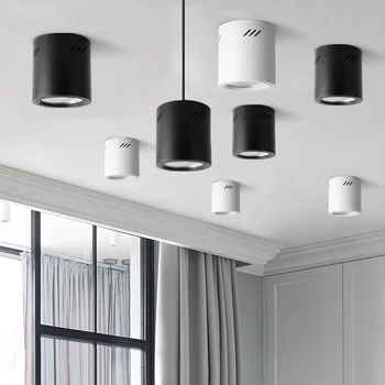 

LED Modern Ceiling Lamp 12W 20W 30W 40W Surface Installation Circular Lighting Bedroom Hall Corridor Office 110V220V