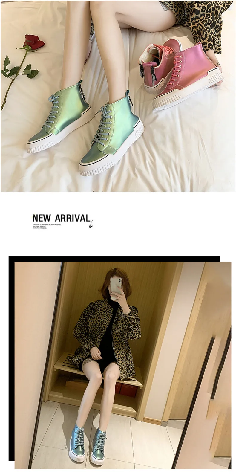 CAGILKZEL 2019 Winter Shoes Woman Boots Warm Fur Plush Sneakers Women Ankle Pink Boots Women Lace-up Ladies Shoes (9)