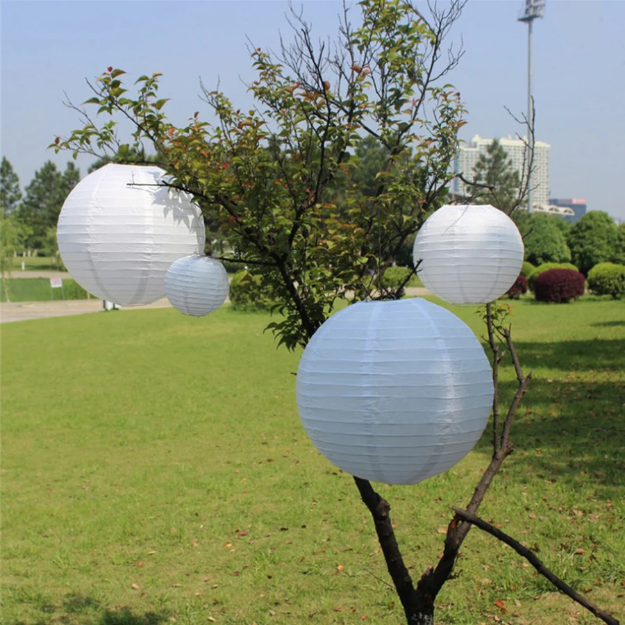 Lanternes Suspension 30 Lanternes Chinoises En Papier - 5 Tailles (10-30cm) - Décoration Fête DIY Décoration événement