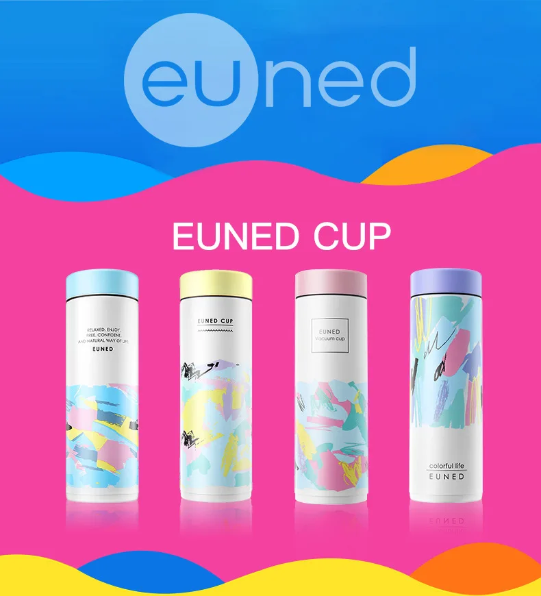 Euned304 Нержавеющая сталь граффити изотермическая чашка-Стиль маленький и легкий долгосрочные утепленная Для женщин Стекло оптом на заказ